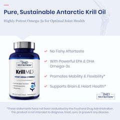 Antarctic Krill Oil capsules for convenient on-the-go supplementation