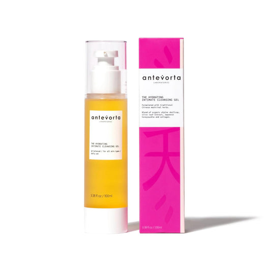 Antevorta Feminine Wash bottle front for daily intimate cleansing and balanced pH