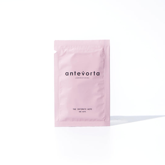 Antevorta feminine wipes individually wrapped for discreet, daily cleansing.