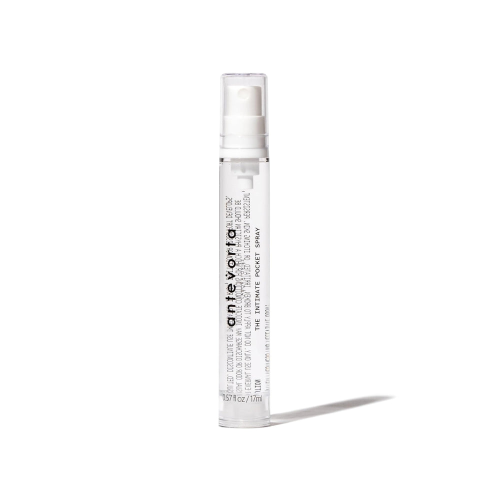 Antevorta packaging highlights alcohol-free formula and menopause-friendly care.