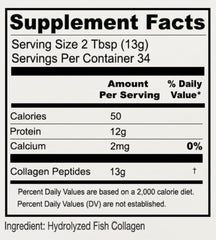 Anthony's hydrolyzed marine collagen bottle with label, indicating gluten-free and keto-friendly nutrition.