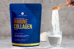 Antler Farms enzymatic purification process emphasizes purity and concentrated marine collagen peptides.