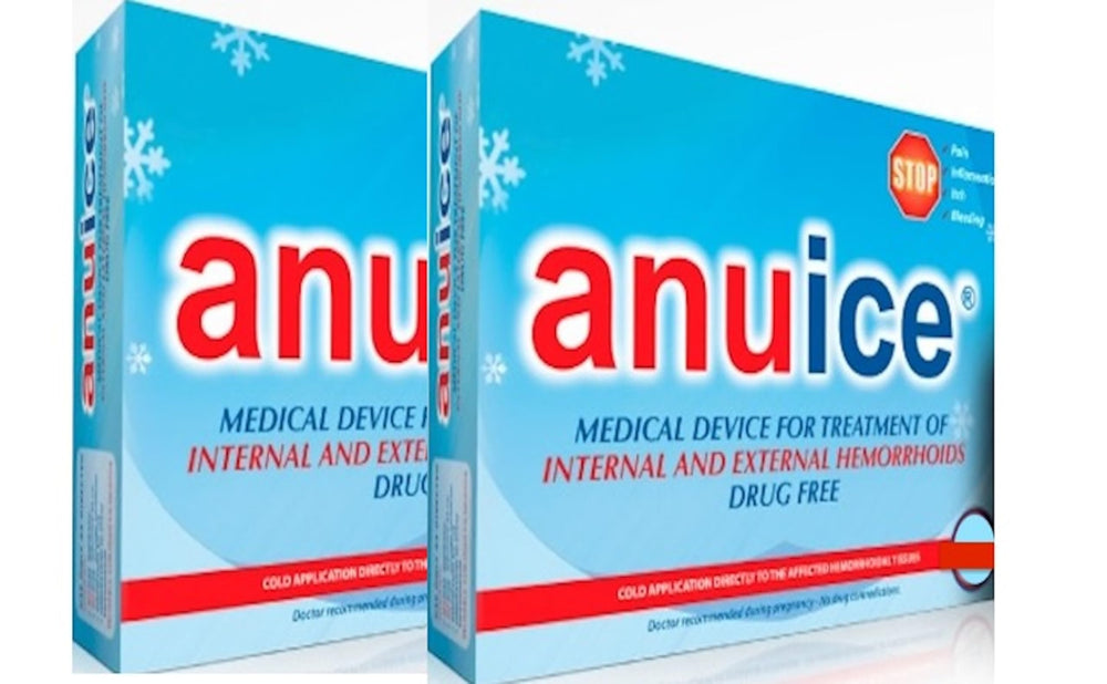 ANUICE Goodbye Hemorrhoids device – compact at-home cryotherapy option for symptom relief.