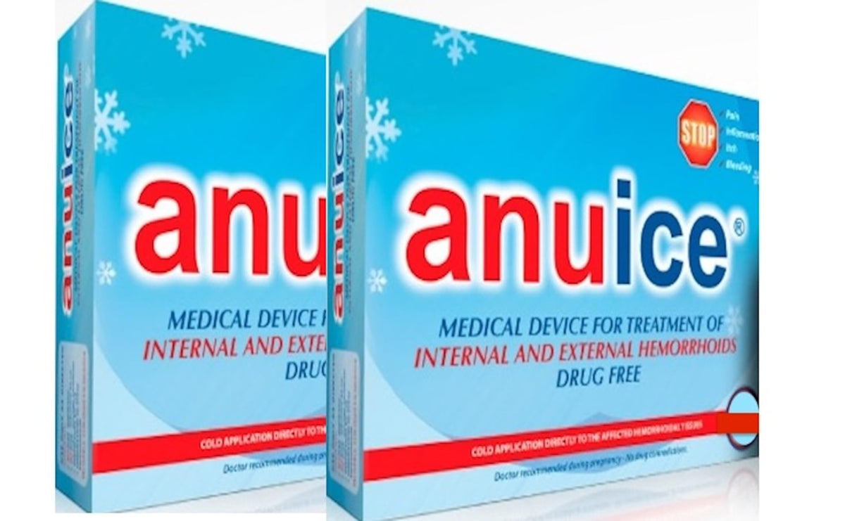 ANUICE Goodbye Hemorrhoids device – compact at-home cryotherapy option for symptom relief.