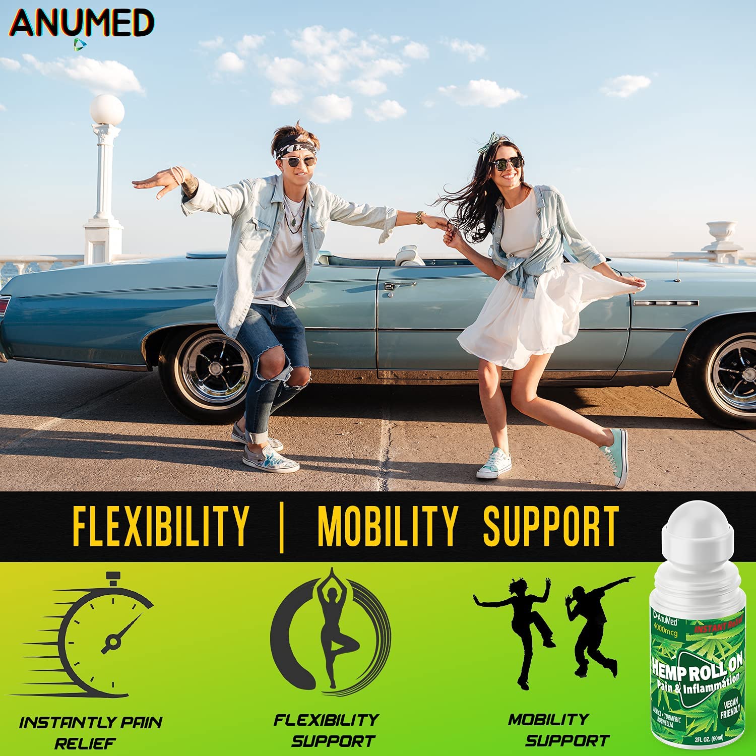 AnuMed two-pack outer box demonstrates cost-effective convenience and ready replacement.