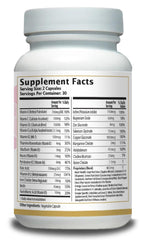 Close-up of AnuMed multivitamin tablets highlighting iron and minerals.