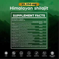 Anuva dosage guide shows two capsules per day.