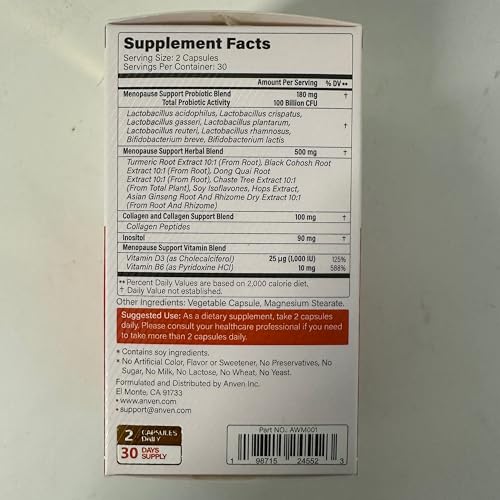 Anven Health inositol mood support bottle emphasizes mood clarity and calm.