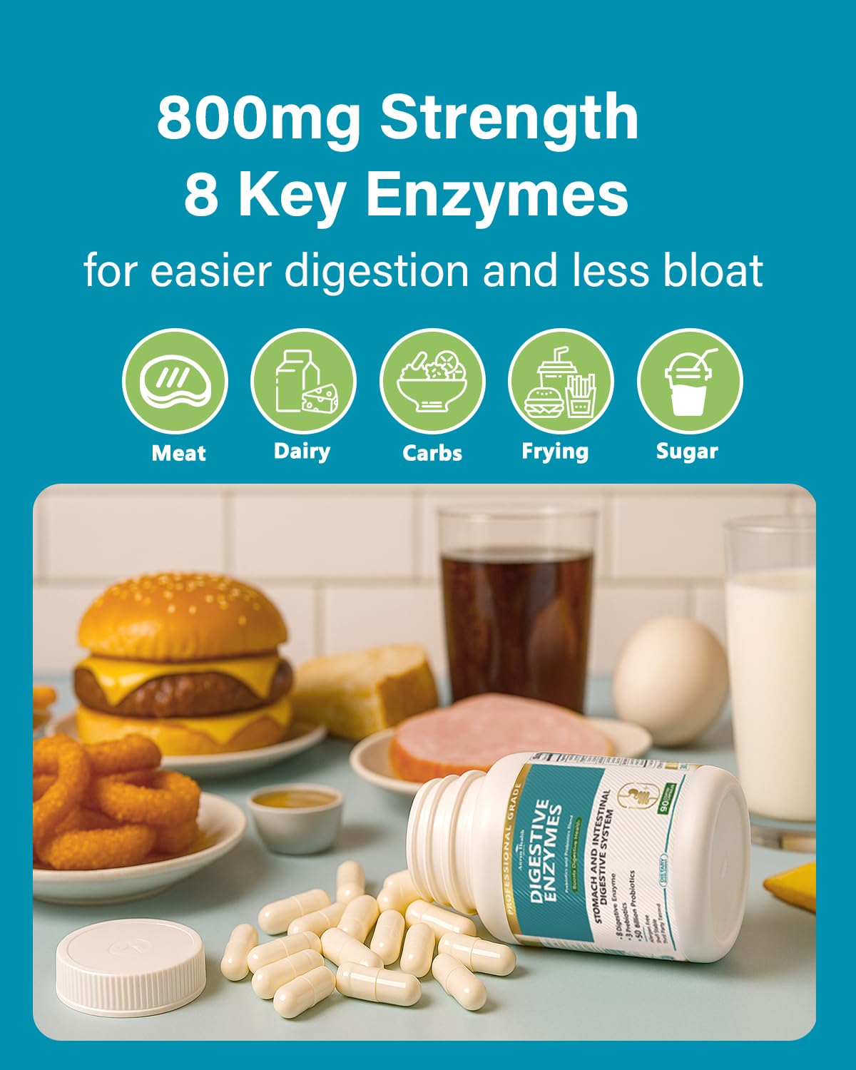 Anven Health L-Glutamine supplement for intestinal lining support.