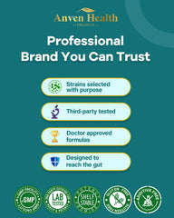 Anven Health non-GMO seal on packaging signaling safety and purity