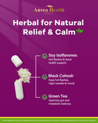 Anven Health Akkermansia probiotic blend emphasizes 60B CFU potency for gut health.