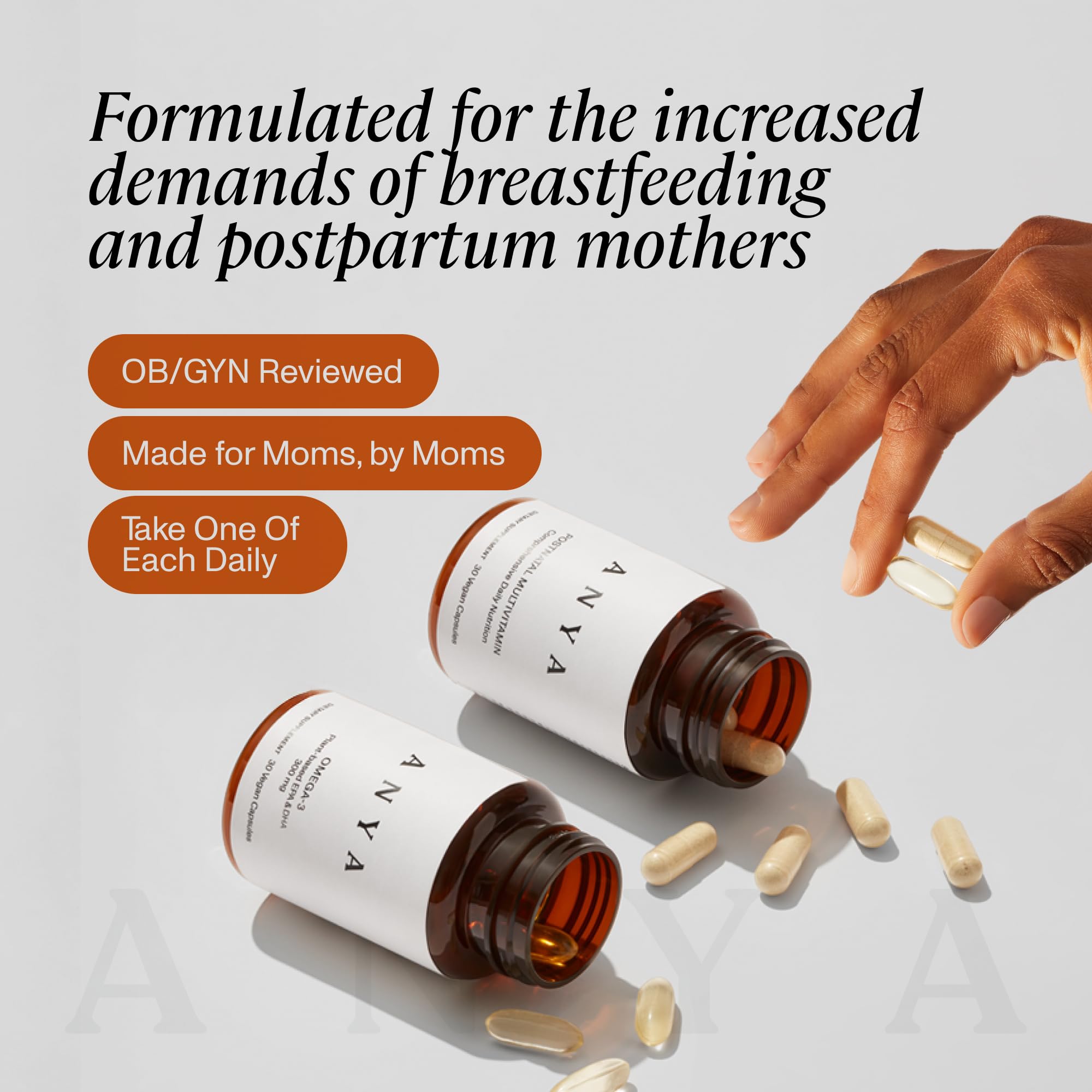 ANYA breastfeeding nutrition image showing daily use
