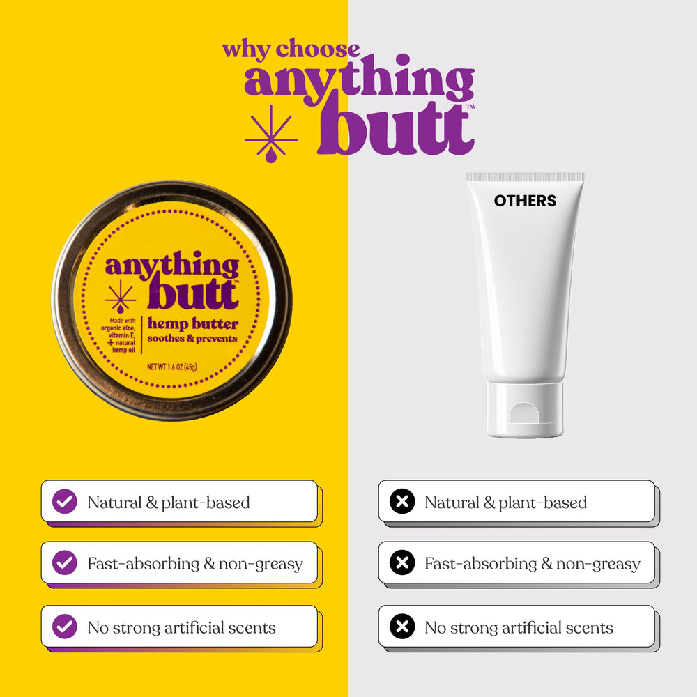 Anything Butt organic aloe vera and calendula close-up for natural care.