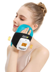 AOBOCO cordless heating pad for on-the-go jaw and neck comfort.