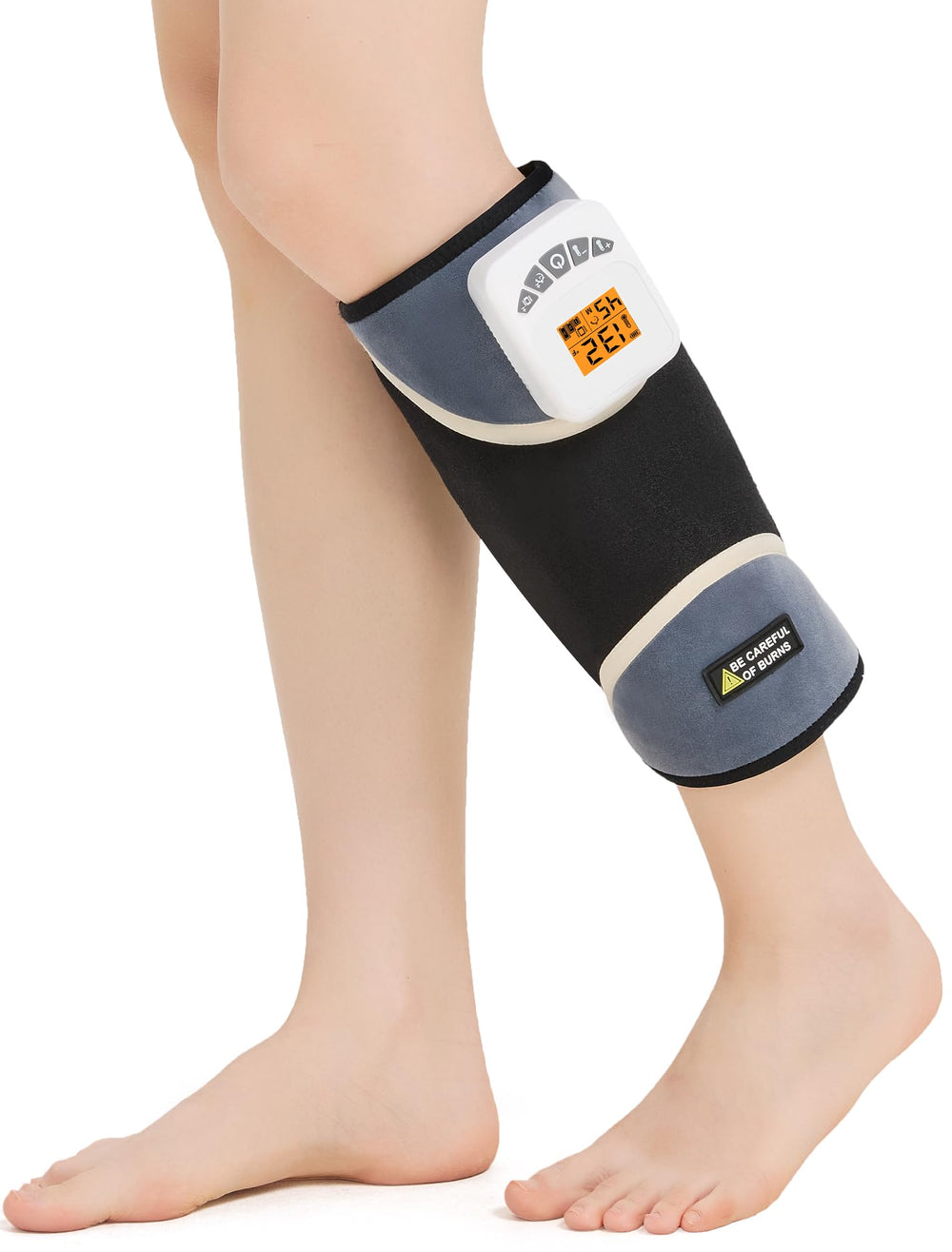 AOBOCO cordless leg heating pad wrap offers portable warmth for travel and daily use.