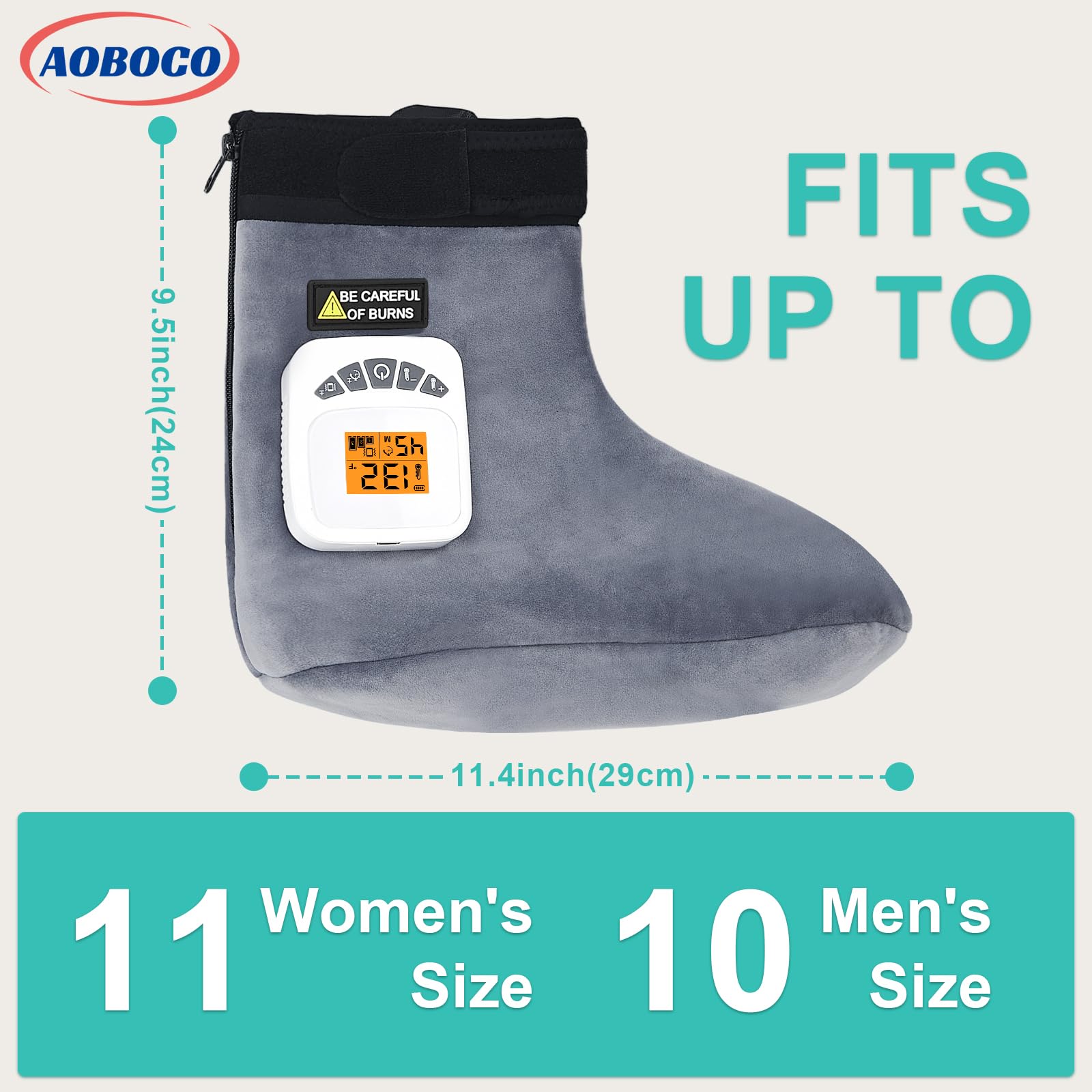 AOBOCO compact carrying case makes travel and storage easy.