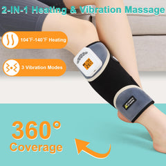 AOBOCO leg massager with upgraded touch screen for easy real-time control.