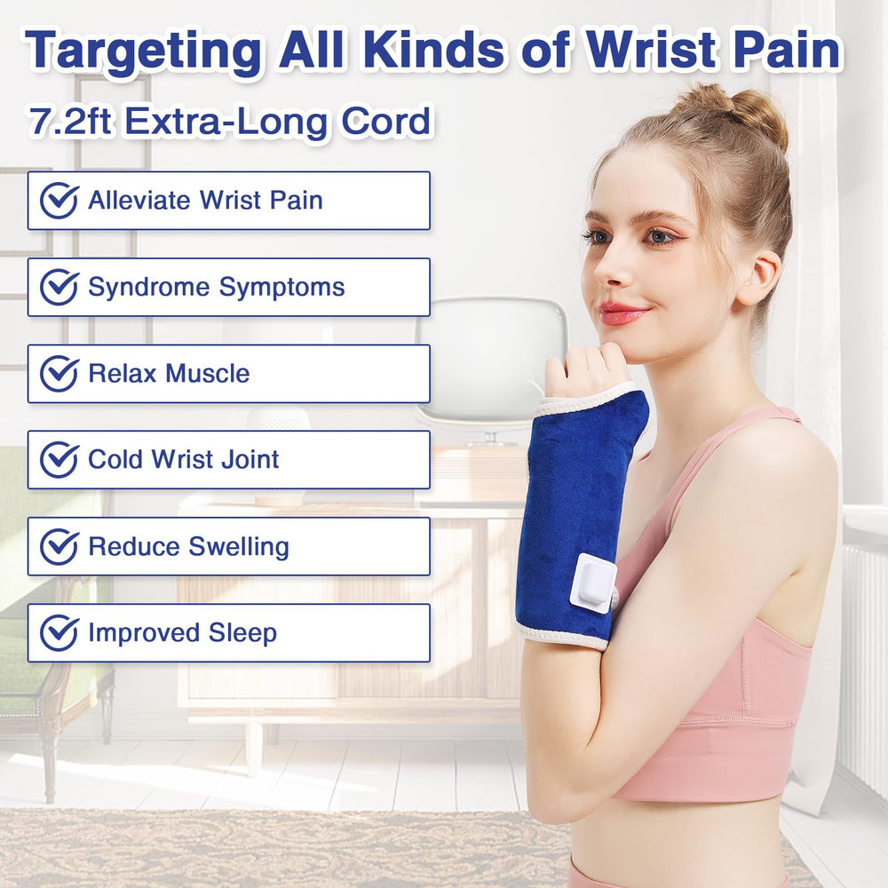 AOBOCO wrist wrap extended cord enables comfortable use from couch to desk