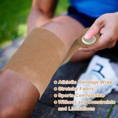 AOITMZAY bandage applied to ankle or paw to illustrate multi-use scenarios.
