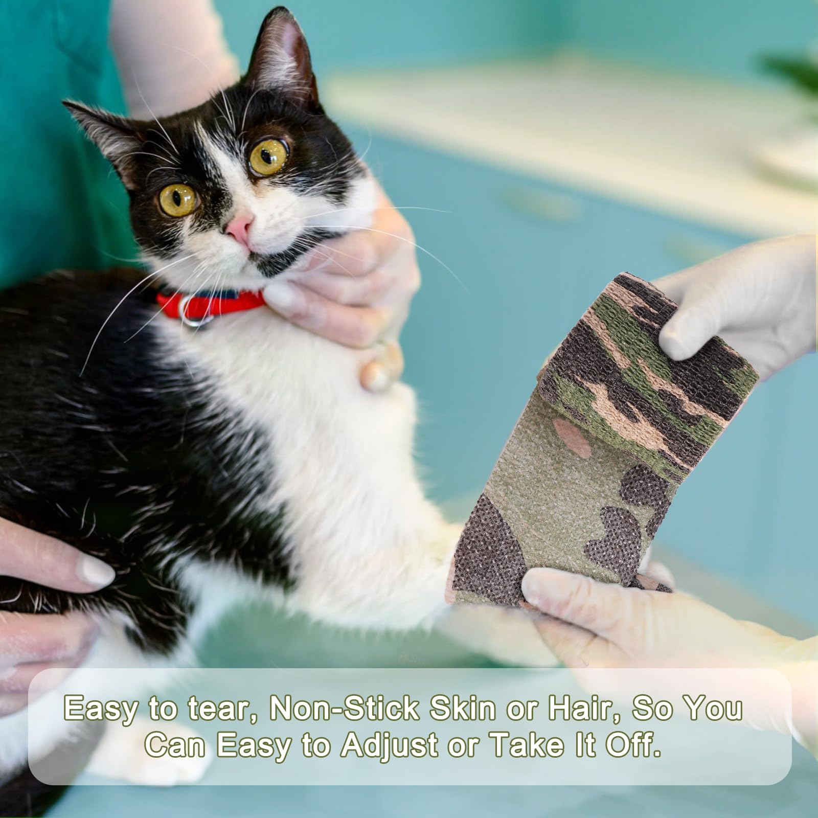 AOITMZAY bandage wrap latex warning indicates latex content
