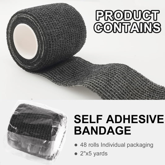 AOITMZAY bandage wrap no residue sticks to itself for easy skin-free removal.