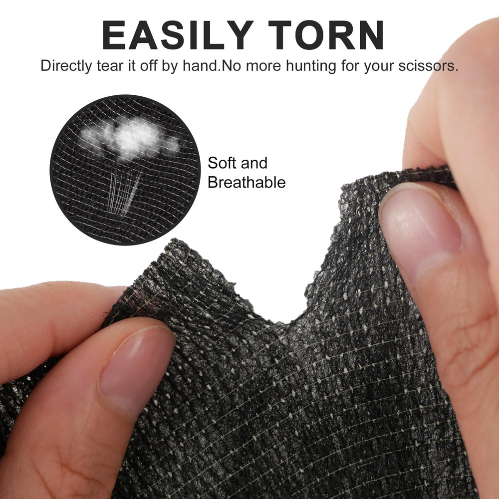 AOITMZAY bandage wrap on ankle demonstrates breathable protection during activity