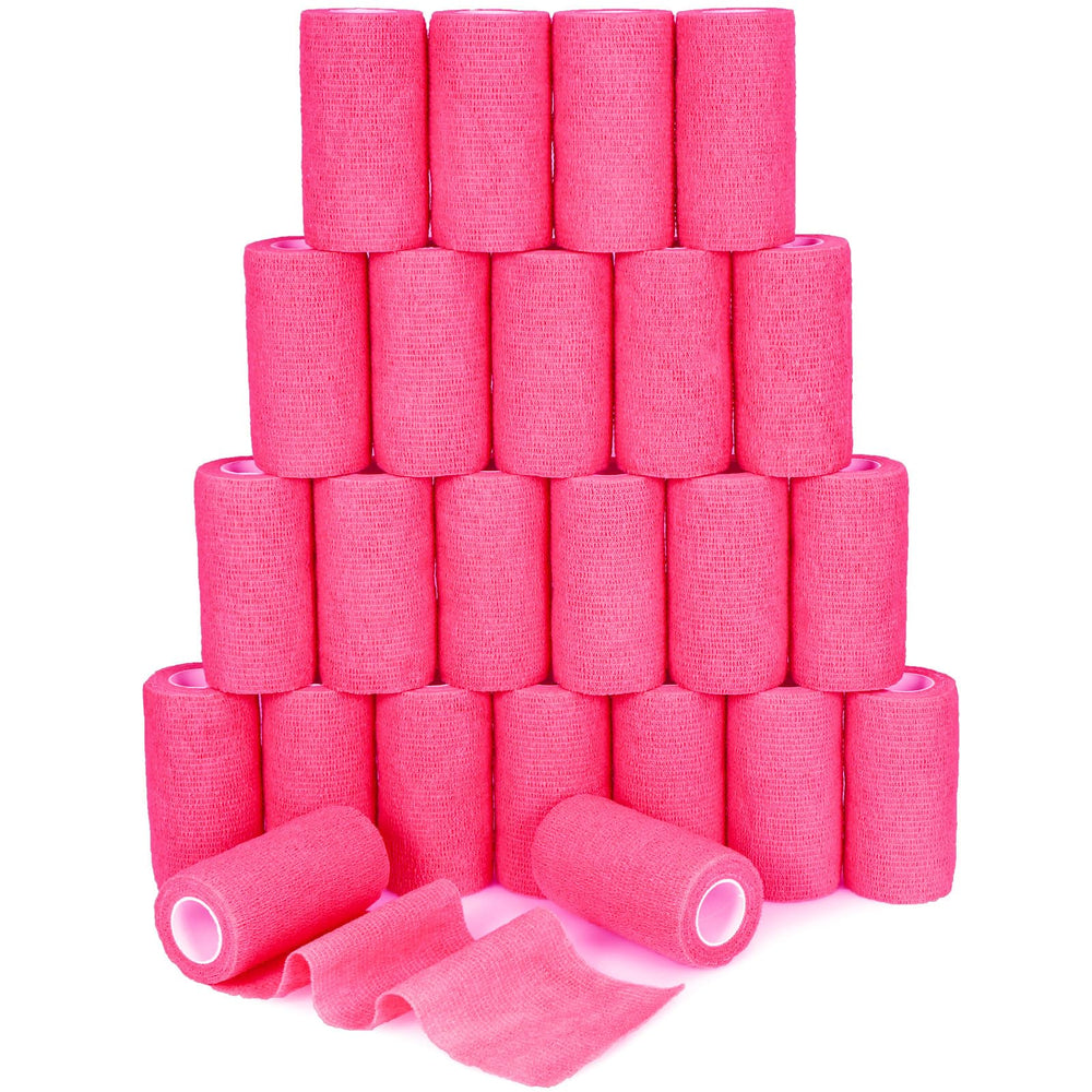 AOITMZAY bandage wrap pink roll provides secure, non-slip support.