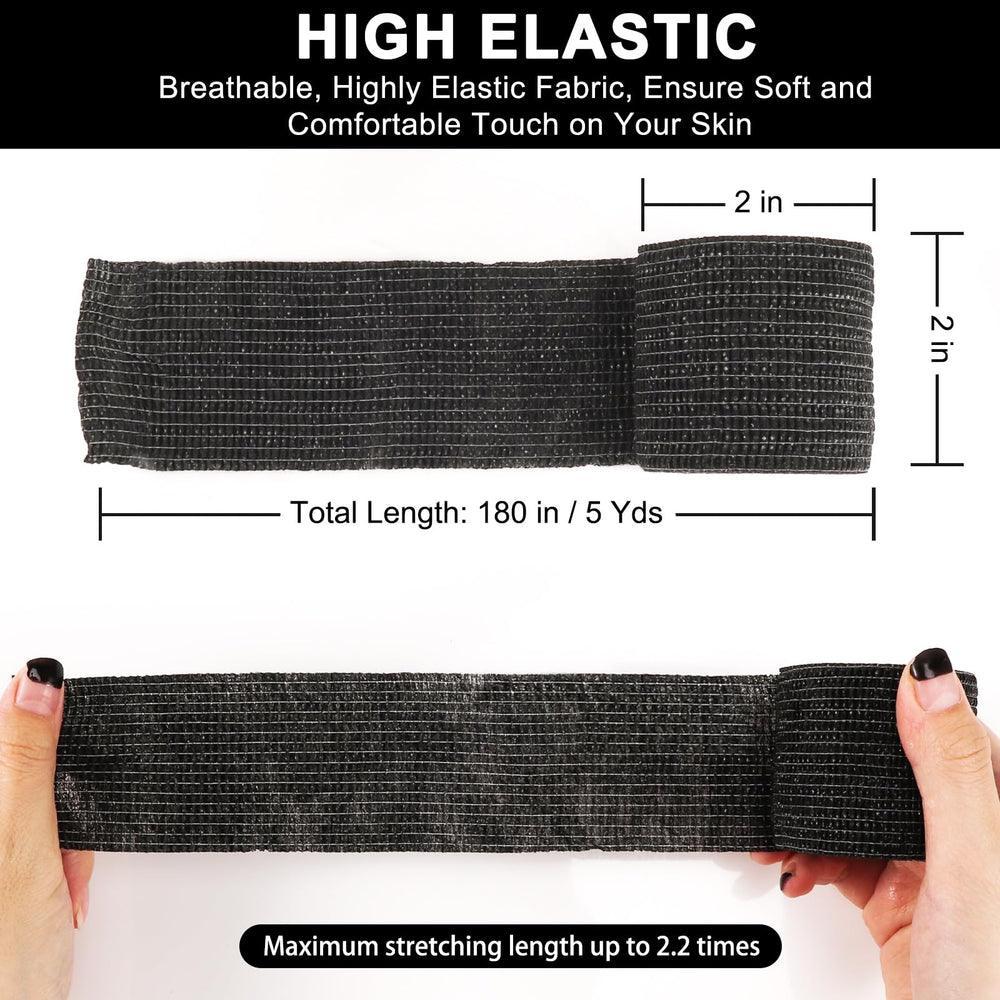 AOITMZAY bandage wrap water-resistant and breathable to stay secure during activity.