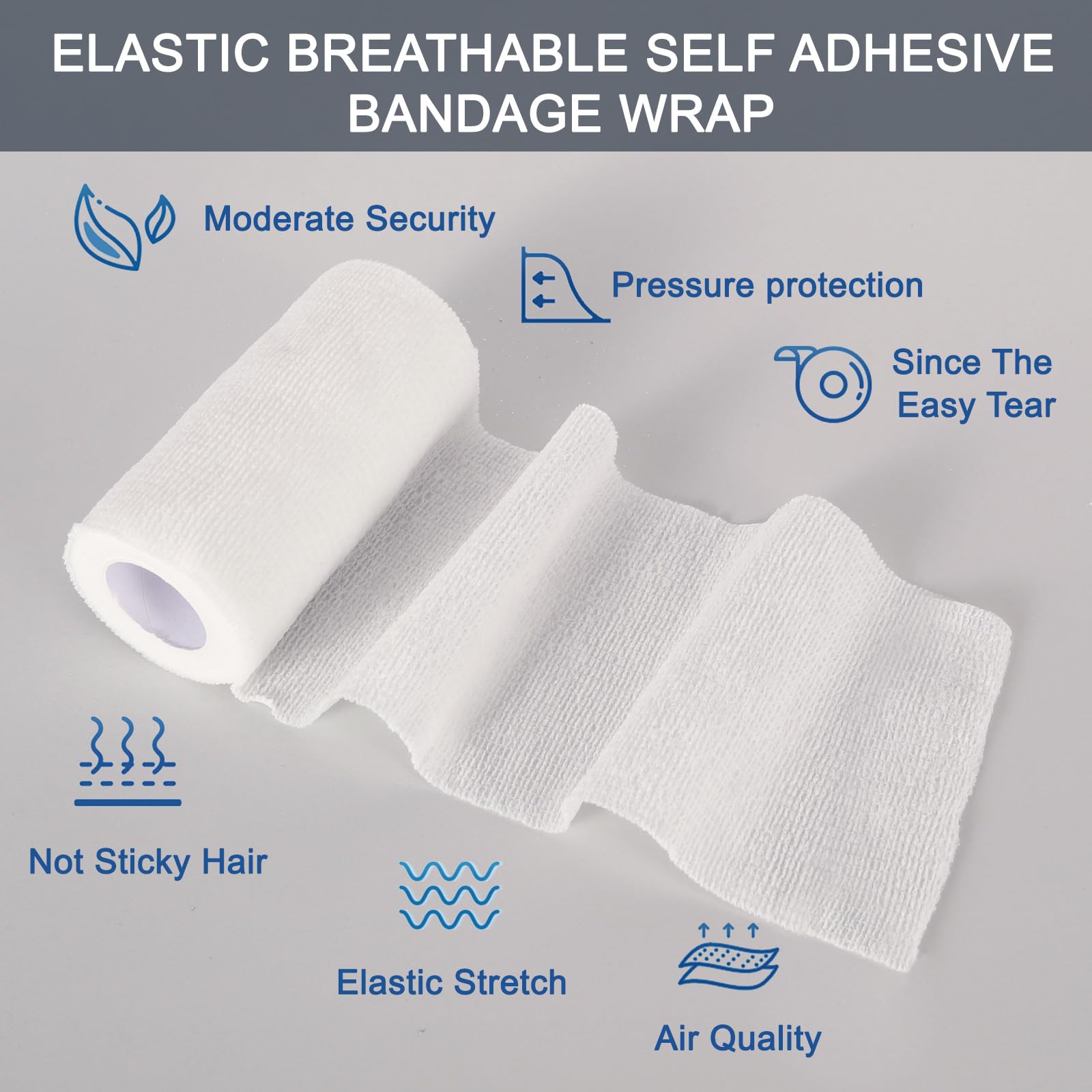 AOITMZAY elastic tape for sports wrap remains secure during movement