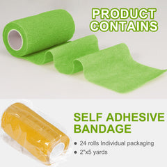 AOITMZAY self-adherent wrap provides breathable, water-resistant protection during workouts and light activity.