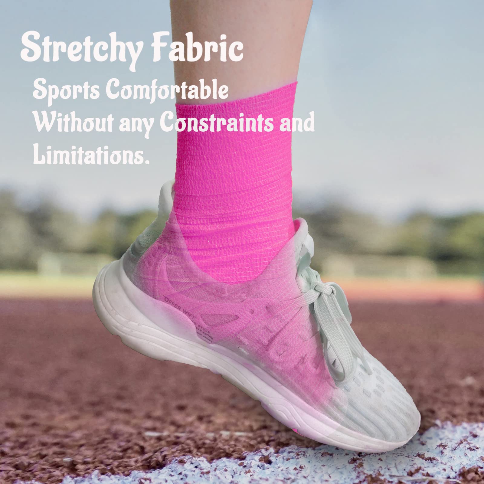 AOITMZAY water-resistant bandage stays put during sweat.