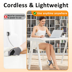 AOKESTE ankle massage vibration levels for customizable comfort at work.