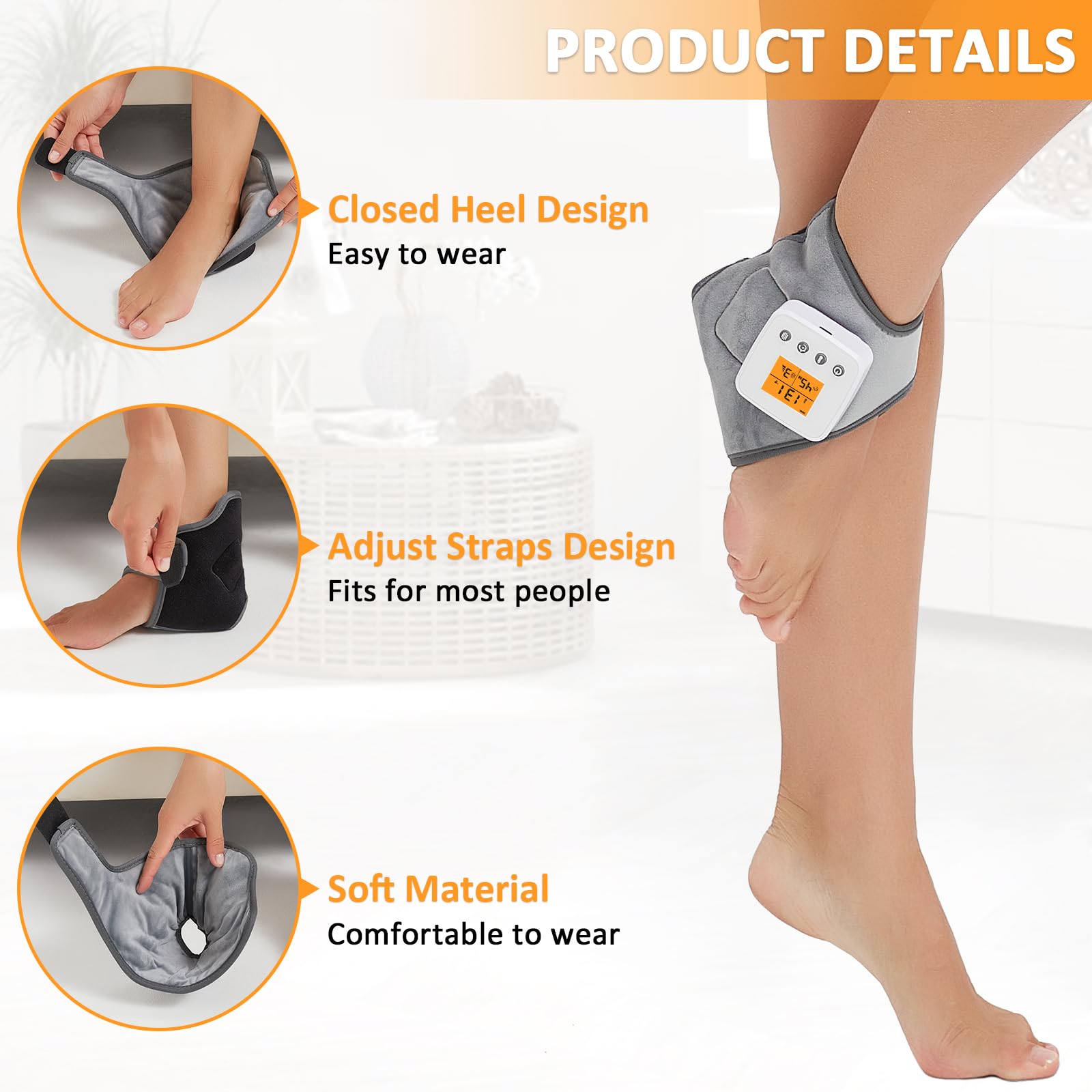 AOKESTE auto shut-off timer keeps sessions safe and convenient.