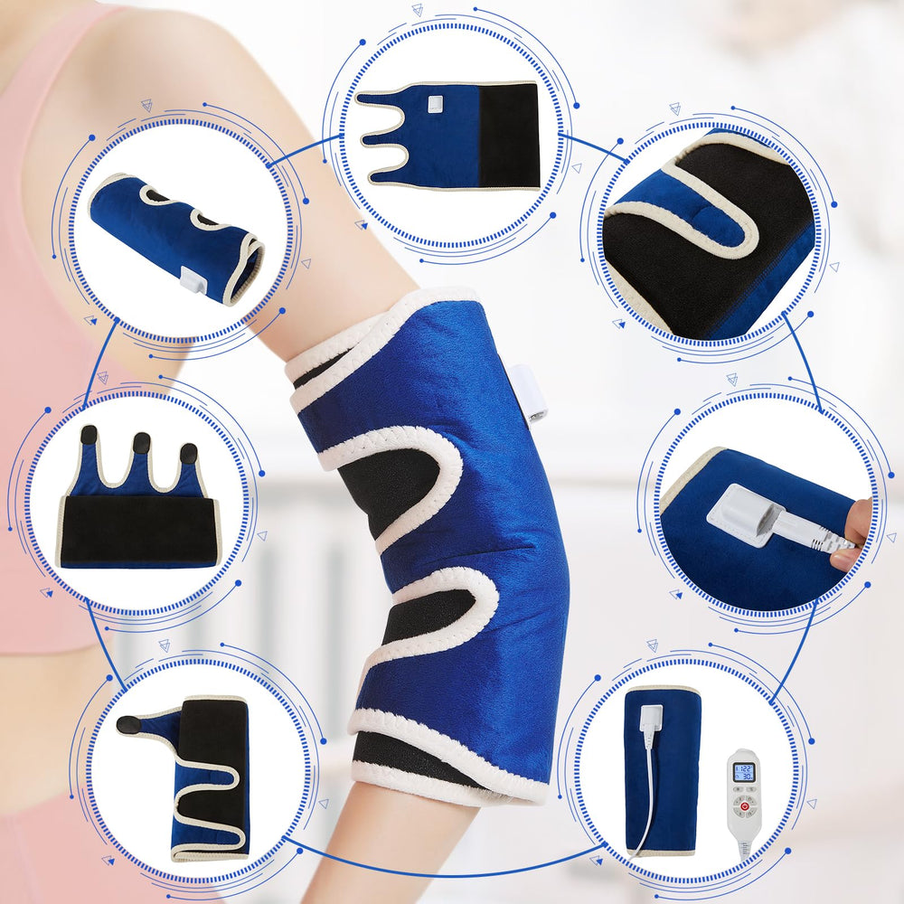 AOKESTE elbow pad universal-fit design for left or right arm usage.