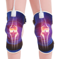 AOKESTE knee heating pad front view for targeted relief and easy application.