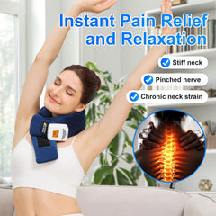 AOKESTE neck heating pad soft skin friendly fabric for comfortable wear.