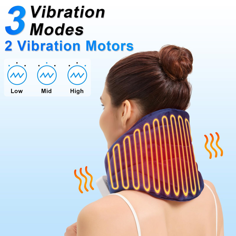 AOKESTE neck heating pad temperature control allows custom warmth.