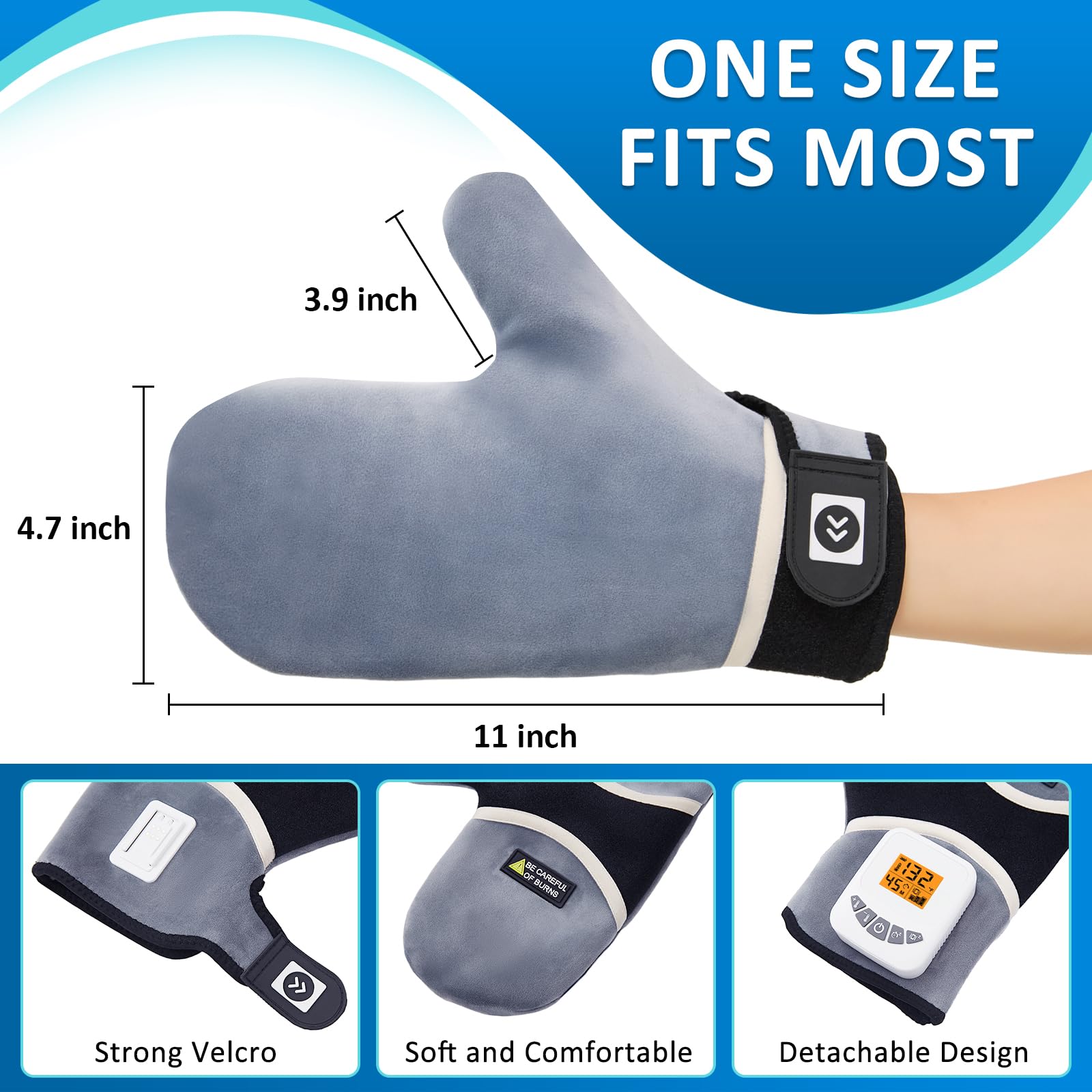 AOKESTE skin-friendly fabric keeps hands comfortable during use