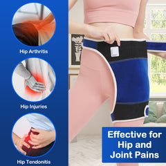 AOKESTE hip heating pad uses ultra soft fabric for skin comfort