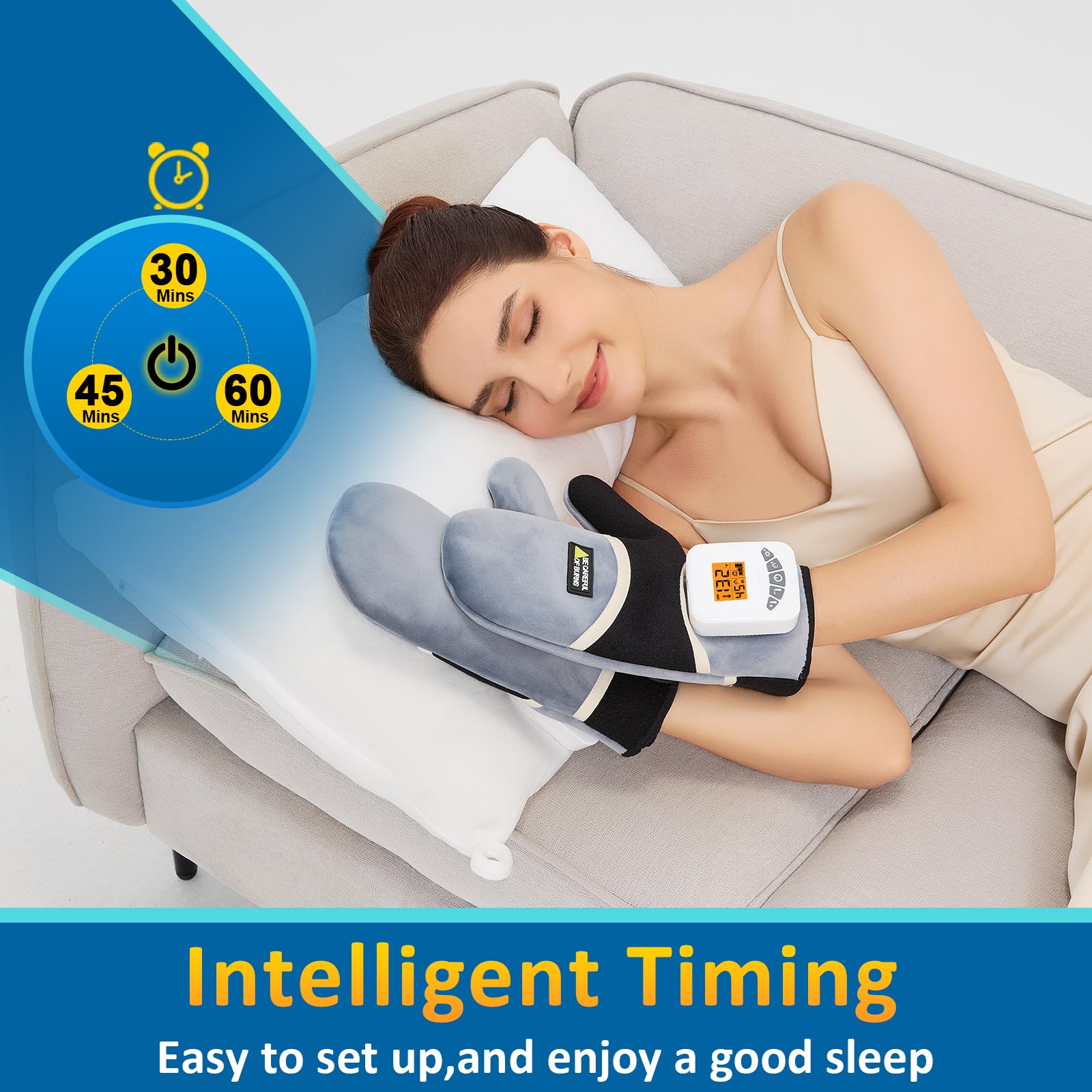 AOKESTE temperature control heating pad lets you tailor heat for comfort