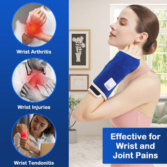 Three-strap wrist wrap keeps the pad securely in place during activities.