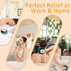 AOKESTE wireless control panel shown with three massage modes for quiet operation.