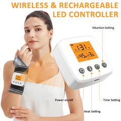 AOKESTE wrist heating pad auto shut-off feature for safe, unattended use.