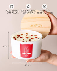 AOOVOO product label and ingredients list showing premium fragrance concentration