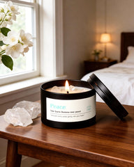 AOOVOO Crystal Calm Candles Calm amethyst supports restful energy in routines.