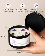 AOOVOO Crystal Soothing Candles Gift-Ready Packaging for thoughtful gifting
