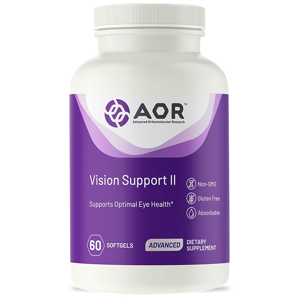 AOR Vision Support II softgel capsules for eye health support and daily use