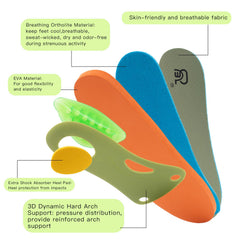 AOTENG STAR shock absorption sole demonstrates impact reduction during running