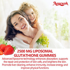 Aouewnk Glutathione Gummies immunity-support angle and energy vibe
