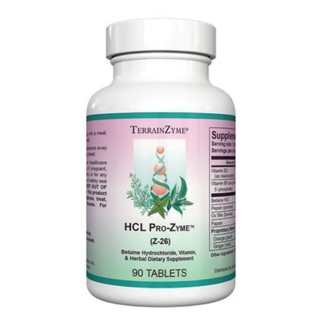 Apex Energetics HCL ProZyme Z-26 bottle shot for digestion support with betaine HCl